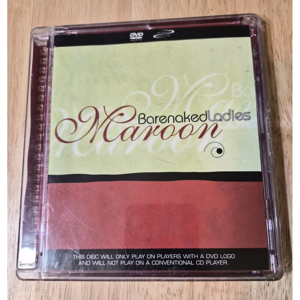 Barenaked Ladies: Maroon (DVD Audio, 2001)  Rare DVD